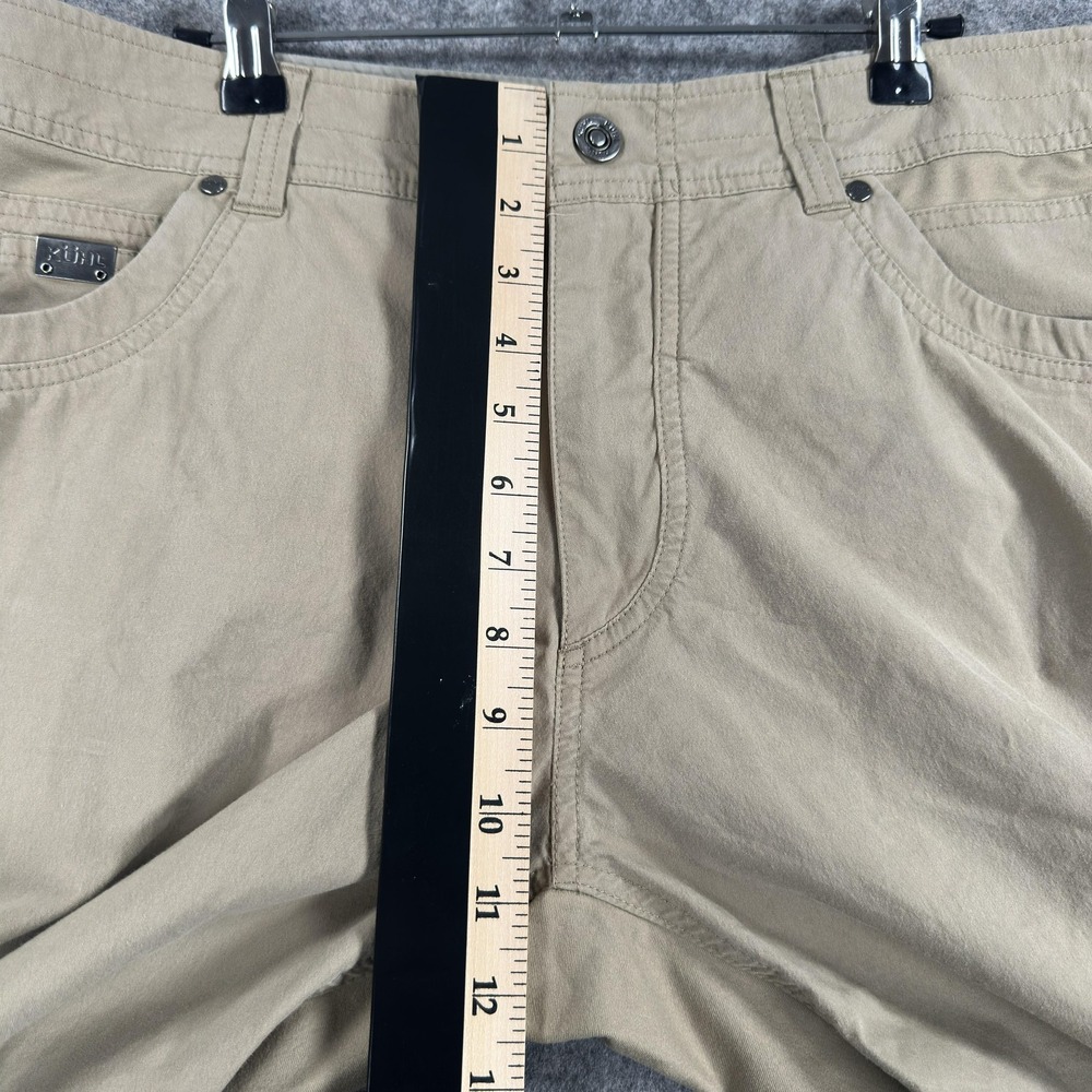 Kuhl RADIKL Pants Mens 36x30 Khaki Stretch Outdoor Hiking Cargo Nylon Tech Trail - Picture 9 of 16